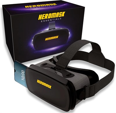 VR-гарнитура Heromask Essentials для телефона · 3D-фильмы и 360° видео с доставкой по Душанбе, по Худжанду, по Бохтару и по всему Таджикистану. 1000040334