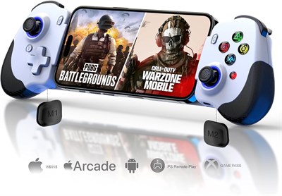 Игровой контроллер NALACAL для Android и iPhone 15/16 серии (USB-C) - удаленная игра на PS5/PS4/Xbox/PC, PUBG Mobile, COD, Genshin Impact и других платформах, 2 назначаемые кнопки/джойстик Холла/триггер Холла с доставкой по Душанбе, по Худжанду, по Бохтар 1000040394