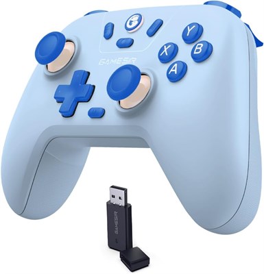 Беспроводной контроллер GameSir Nova Lite для Windows PC, Switch, Android, iOS и Steam Deck – трехрежимный (2,4 ГГц, Bluetooth, USB-C) геймпад с джойстиками на основе датчика Холла, функцией Turbo и вибрацией – синий с доставкой по Душанбе, по Худжанду, п 1000040536