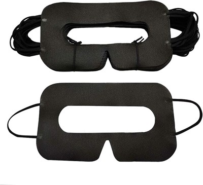 Универсальные одноразовые маски для VR, 50/100 шт., защитные маски для лица для VR, гигиенические маски для VR, защитные маски для глаз для VR, черные (50 шт.) с доставкой по Душанбе, по Худжанду, по Бохтару и по всему Таджикистану. 1000040993