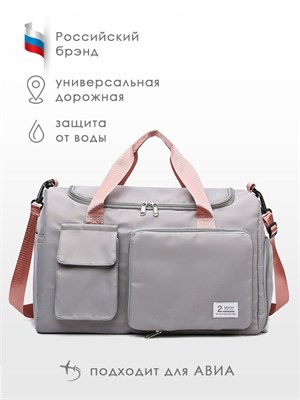 Сумка спортивная подходит для занятий фитнесом и походов в бассейн, также удобна в качестве универсальной дорожной сумки или для походов в тренажерный зал 1000041951