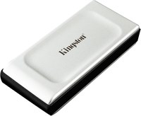 Портативный высокопроизводительный SSD-накопитель Kingston XS2000 объемом 1 ТБ с разъемом USB-C, компактный, с интерфейсом USB 3.2 Gen 2x2, скорость передачи данных до 2000 МБ/с, модель SXS2000/1000G, серебристый. 1000022358