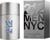 Туалетная вода CAROLINA HERRERA Men's 212 Men, 50 мл (серый, свободный размер) 1000029843