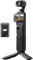 Комплект DJI Osmo Pocket 3 Creator Combo: камера для видеоблогинга с 1-дюймовым CMOS-сенсором и возможностью записи видео 4K/120 кадров в секунду, 3-осевой стабилизацией, отслеживанием лиц/объектов, микрофоном для чистого звука, версия для ОАЭ с официальн 1000030042