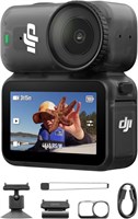 DJI Osmo Nano Standard Combo (128 ГБ), компактная камера для видеоблогинга 4K/60 кадров в секунду с сенсором 1/1.3 дюйма, широкоугольным объективом 143°, записью до 200 минут, магнитной застежкой-липучкой для спорта и видеоблогинга, версия для ОАЭ, официа 1000030043