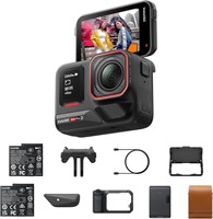 Insta360 Ace Pro 2 Flash Print Bundle — водонепроницаемая экшн-камера 8K, разработанная совместно с Leica, с 1/1,3-дюймовым сенсором, двойным чипом искусственного интеллекта, превосходными характеристиками съемки в условиях низкой освещенности и удобной р 1000030053