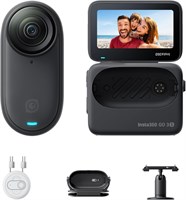 Insta360 GO 3S 128GB — миниатюрная портативная камера для видеоблогинга в разрешении 4K, съемка от первого лица без помощи рук, крепление в любом месте, стабилизация, время работы от батареи 140 минут, водонепроницаемость до 10 м, редактирование с помощью 1000030061