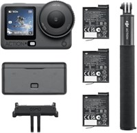 DJI Osmo Action 6 Adventure Combo — экшн-камера с квадратным сенсором 1/1.1 дюйма, переменной диафрагмой f/2.0–f/4.0, морозостойкая, 4 часа работы от батареи, запись видео 4K. Идеально подходит для быстрой съемки захватывающих моментов 1000030071