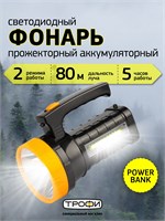 Светильник Trofi PA-505 - это аккумуляторный светодиодный прожектор с встроенным фонарем 1000030590