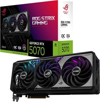 Видеокарта ASUS ROG Strix GeForce RTX™ 5070 OC Edition 12GB GDDR7 (PCIe® 5.0, 12GB GDDR7, HDMI®/DP 2.1, 3.2-слот, вентиляторы Axial-tech, конструкция MaxContact, термопрокладка с фазовым переходом, Aura Sync) 1000030697