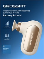 Мини-массажер GrossFit Recovery R-2 предназначен для перкуссионного массажа тела, лица и головы. Этот беспроводной массажный прибор также может использоваться как ударный пистолет для спины, шеи, плеч и ног 1000037970