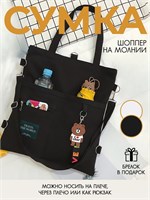 Женская сумка-шоппер на плече с застежкой-молнией, спортивный рюкзак для школы, шопер 1000041868