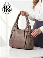 Женская сумка ICONIC BAGS с короткими ручками имеет средний объем и мягкую форму для ношения на плече 1000042515