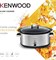 Мультиварка KENWOOD 6,5 л, рисоварка с 3 режимами нагрева (низкий, высокий и подогрев), сохраняет вкус, хорошо впитывает травы и специи, мясо становится невероятно нежным. SCM70.000SS Серебристый 1000022650