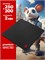 Игровой коврик Defender Black One размером 200*250*2 мм, изготовленный из ткани и резины 1000025449