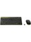 Беспроводной комплект Logitech MK240, включающий в себя мышь и клавиатуру с русской раскладкой, доступен в черном цвете 1000025459