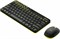Беспроводной комплект Logitech MK240, включающий в себя мышь и клавиатуру с русской раскладкой, доступен в черном цвете 1000025459