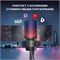 Микрофон FIFINE AmpliGame A8 - это USB-микрофон с RGB-подсветкой, который подходит для использования в играх, стриминге, студийной записи и подкастах. Цвет корпуса - черный 1000025567
