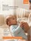 Бутылочка Yunbaby для младенцев от 0 до 6 месяцев объемом 180 мл из стекла с антиколиковой системой, широким горлом и термостойкой имитацией груди 1000026076