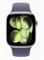 Apple Watch Series 11 GPS с корпусом из серебристого алюминия и фиолетовым спортивным ремешком, размер S/M, представляют собой умные часы 1000026492