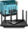 Маршрутизатор TP-Link AX5400 Мбит/с Multi-Gigabit Wi-Fi 6,  двухъядерный процессор 1 ГГц, TP-Link HomeShield, идеально подходит для игр Xbox/PS4/8K Steam, подключение и использование без установки драйверов (Archer AX72) 1000023896