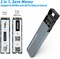 Корпус MICROWARE M.2 NVME и SATA NGFF с поддержкой двух протоколов Gen 2 USB 3.1, адаптер для внешнего жесткого диска M.2 SSD, HDD UASP NGFF, внешний корпус, максимальный объем 2 ТБ, 2230, 2242, 2260, 2280, для ноутбука 1000030010