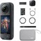 Комплект Insta360 X5 Essentials Bundle - водонепроницаемая экшн-камера 8K 360°, превосходная съемка в условиях низкой освещенности, эффект невидимой селфи-палки, прочный и сменный объектив, 3 часа работы от батареи 1000030049