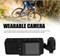 Миниатюрная носимая экшн-камера LICAEVEY 1080P с вращающимся на 360° объективом, Wi-Fi, 3-мегапиксельной камерой для большого пальца с датчиком движения и креплением на заднюю панель, спортивная камера для работы, путешествий и выгула домашних животных 1000030138