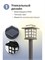 Два фонаря для дачи Homium LED Elementary, S03 - это набор светильников для садового уличного декора, работающих на солнечных батарейках 1000030627