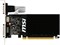 Видеокарта MSI NVIDIA GEFORCE GT 710 2GD3H LP, 2 ГБ DDR3, 954 МГц, низкопрофильная, низкое энергопотребление, VGA, DVI-D, HDMI, HTPC, бесшумная пассивная система охлаждения без вентилятора 1000030702