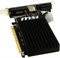 Видеокарта MSI NVIDIA GEFORCE GT 710 2GD3H LP, 2 ГБ DDR3, 954 МГц, низкопрофильная, низкое энергопотребление, VGA, DVI-D, HDMI, HTPC, бесшумная пассивная система охлаждения без вентилятора 1000030702