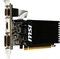 Видеокарта MSI NVIDIA GEFORCE GT 710 2GD3H LP, 2 ГБ DDR3, 954 МГц, низкопрофильная, низкое энергопотребление, VGA, DVI-D, HDMI, HTPC, бесшумная пассивная система охлаждения без вентилятора 1000030702