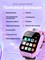 Для девочки предлагаются интеллектуальные детские наручные часы с SIM картой, поддерживающие 4G и GPS, с функцией кнопки SOS и диаметром 40 мм 1000031020