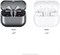 Беспроводные Bluetooth-наушники Samsung Galaxy Buds3 Pro, серебристые, с адаптивным шумоподавлением, Hi-Fi звуком и 360-градусным аудио 1000031219