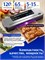 Устройство для упаковки продуктов в вакууме с встроенным резаком и использованием специальных пакетов. Упаковщик для сохранения свежести продуктов 1000031857
