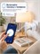 Умная розетка подключения к WiFi сети Smart BY, совместимая с Tuya и Алисой, с возможностью подключения к напряжению от 110 до 240 вольт и током до 10 ампер, работающая на частоте 50/60 герц, выполнена в белом цвете 1000032282