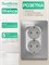 Двойная розетка Schneider Systeme Electric BLANCA изготовлена из алюминия и имеет заземление. В комплекте с рамкой BLNRS001023 1000032578