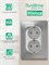 Двойная розетка Schneider Systeme Electric BLANCA изготовлена из алюминия и имеет заземление. В комплекте с рамкой BLNRS001023 1000032578