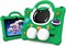 Планшет P605 7 дюймов, Android 15, 6 ГБ ОЗУ, 256 ГБ ПЗУ, HD-дисплей 1024x600, аккумулятор 3000 мАч, двойная камера, Wi-Fi 5G, противоударный чехол из EVA-материала с ручкой и 3D-изображением космонавта — зеленый 1000033012