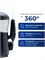 Ирригатор для полости рта Revyline RL 500 стационарный, черный, для зубов, для брекетов, для имплантов, для чувствительных десен, с насадками, для всей семьи 1000033198