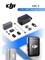 Петличный микрофон DJI Mic 2 в черном матовом цвете от компании DJI 1000034059