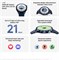 Смарт-часы XIAOMI Watch S5 46 мм, для мужчин и женщин, 1,48-дюймовый AMOLED-дисплей, фитнес-трекер с мониторингом сердечного ритма и сна, 21 день автономной работы, более 150 спортивных режимов, двухдиапазонный GPS, NFC, Android и iOS, синий | 1,48-дюймов 1000034104