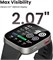 Смарт-часы Amazfit Bip Max 50 мм, 2,07-дюймовый AMOLED-дисплей, 20 дней работы от батареи, GPS, 4 ГБ памяти, офлайн-карты, фитнес-трекер, гибридные тренировки, более 150 видов спорта, режим HYROX, водонепроницаемость 5 ATM, для Android и iPhone, синий цве 1000034106