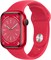 Восстановленные смарт-часы Apple Watch Series 8 (GPS 41 мм) - (PRODUCT)RED, алюминиевый корпус с спортивным ремешком (PRODUCT)RED - стандартный размер. Фитнес-трекер, приложения для измерения уровня кислорода в крови и ЭКГ, водонепроницаемость 1000034265