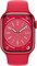 Восстановленные смарт-часы Apple Watch Series 8 (GPS 41 мм) - (PRODUCT)RED, алюминиевый корпус с спортивным ремешком (PRODUCT)RED - стандартный размер. Фитнес-трекер, приложения для измерения уровня кислорода в крови и ЭКГ, водонепроницаемость 1000034265