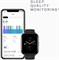 Умные часы Amazfit Zepp E Square для отслеживания здоровья и фитнеса с мониторингом сердечного ритма, уровня кислорода в крови (SpO2) и фазы быстрого сна (REM), корпус из нержавеющей стали, ремешок из фторэластомера, цвет ониксово-черный 1000034270