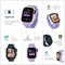 Детские смарт-часы-телефон myFirst Fone S4 с GPS-трекером, видео- и голосовыми звонками, сообщениями, кнопкой SOS, функцией вызова помощи для детей 5-12 лет, со вкусом сахарной ваты 1000034278