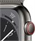 Apple Watch Series 8 (GPS+Cellular 41 мм) — смарт-часы, корпус из нержавеющей стали графитового цвета с миланским браслетом графитового цвета. Фитнес-трекер, приложения для измерения уровня кислорода в крови и ЭКГ, водонепроницаемые 1000034280