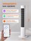 Умный напольный вентилятор Xiaomi Mijia DC Inverter Tower Fan 2 версия BPTS02DM - это колонный вентилятор 1000035641