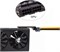 Адаптер Chenyang CY Dual ATX 8Pin Female to 6+8pin Male 180 Degree Angled Adapter for Graphics Card GPU 1000036358